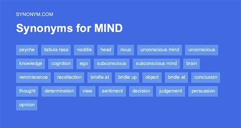 antonym of mind|synonym for mental.